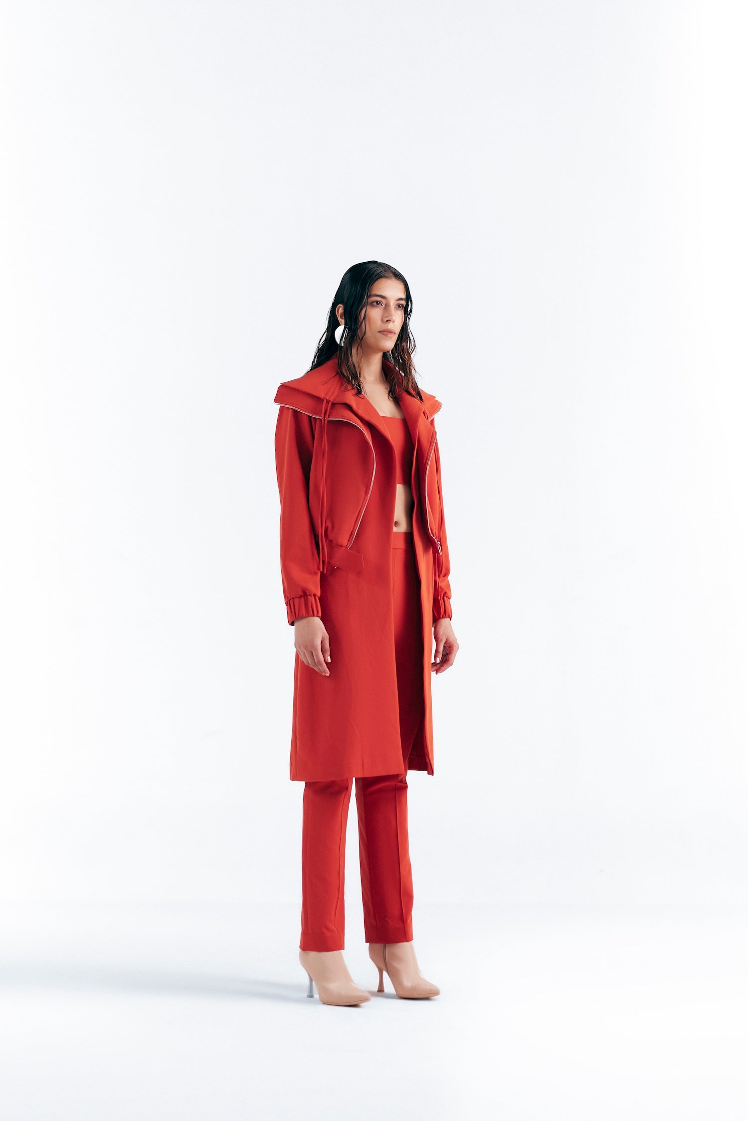 VERMILLION BOMBER TRENCH SET – Essé Design Studio
