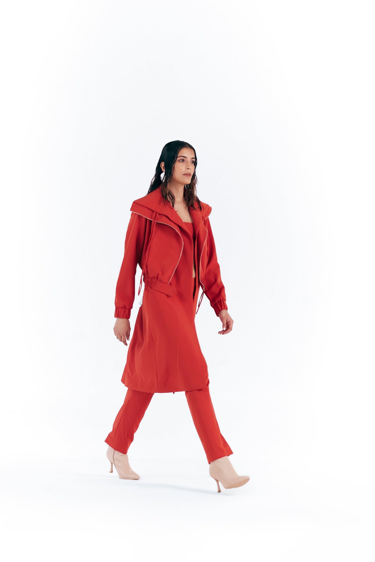 VERMILLION BOMBER TRENCH SET – Essé Design Studio