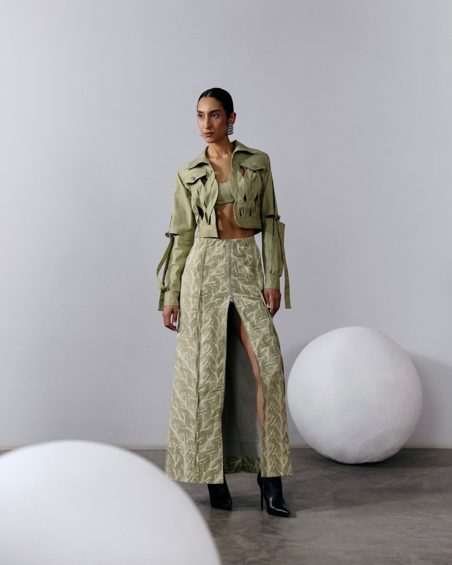 Screen printed panelled in our signature knit pattern – Essé Design Studio