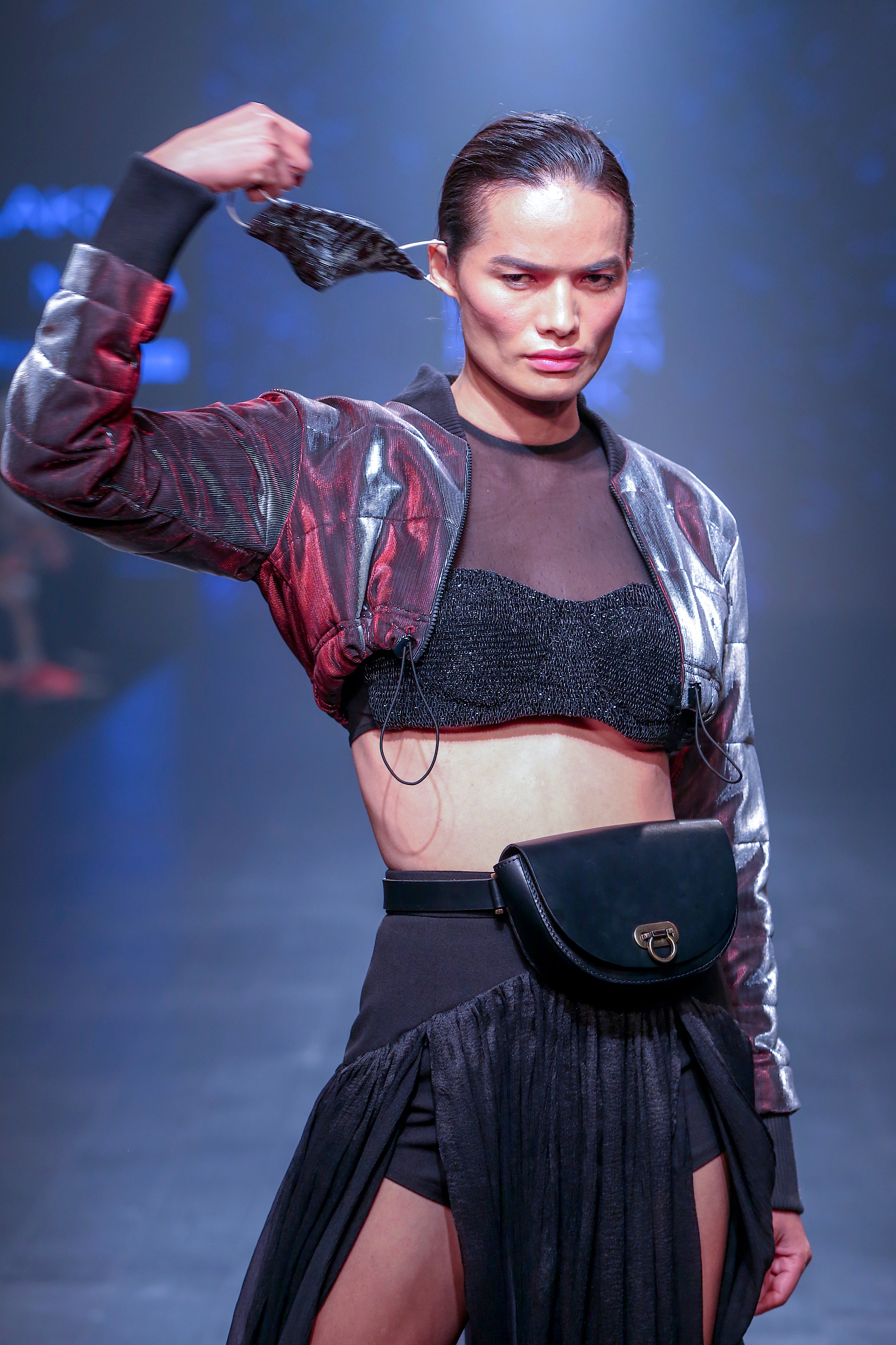 COAL DABKA RACERBACK BRALETTE